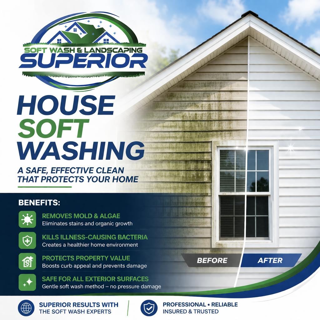 pressure washing, house washing, soft wash